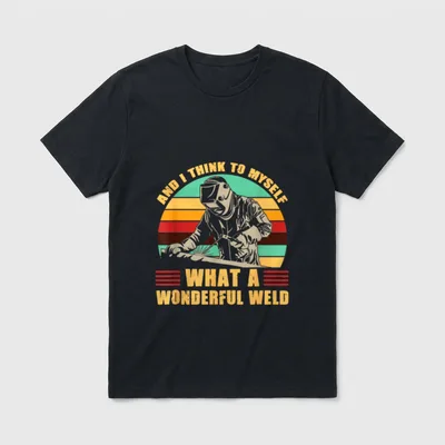 Welding Lustiger Spruch Metall T-Shirt – Klassisches T-Shirt in Schwarz