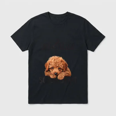 Hundebesitzer Langschläfer Spruch Offizielles Hunde T-Shirt – Klassisches T-Shirt in Schwarz