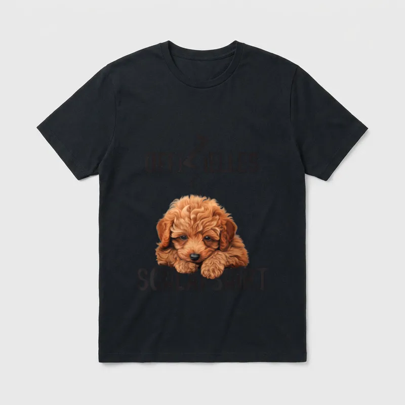 Hundebesitzer Langschläfer Spruch Offizielles Hunde T-Shirt – Klassisches T-Shirt in Schwarz