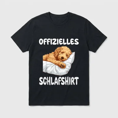 Lustiges Goldendoodle Hund Offizielles T-Shirt – Klassisches T-Shirt in Schwarz