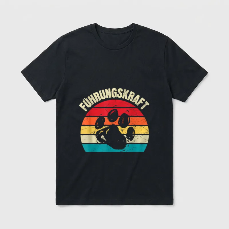 Führungskraft Hund Hundebesitzer Hunde T-Shirt – Klassisches T-Shirt in Schwarz