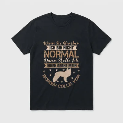 Border Collie für Hundebesitzer T-Shirt – Klassisches T-Shirt in Schwarz
