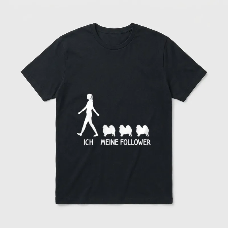 Ich Meine Follower Zwerg T-Shirt – Klassisches T-Shirt in Schwarz