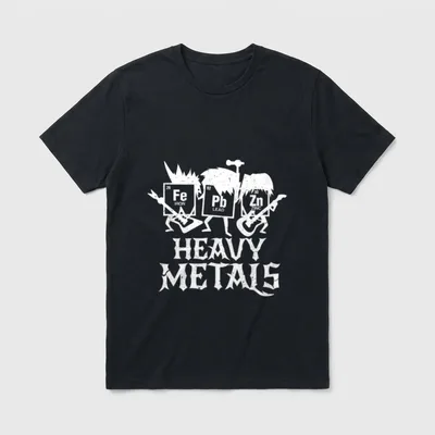 Schwermetalle Lustige Periodensystem Chemie T-Shirt – Klassisches T-Shirt in Schwarz