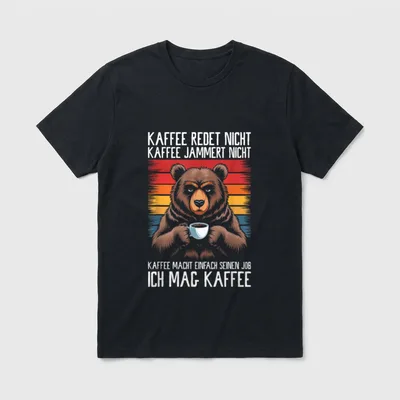 Geschenke Kaffee Liebhaber Lustige T-Shirt – Klassisches T-Shirt in Schwarz