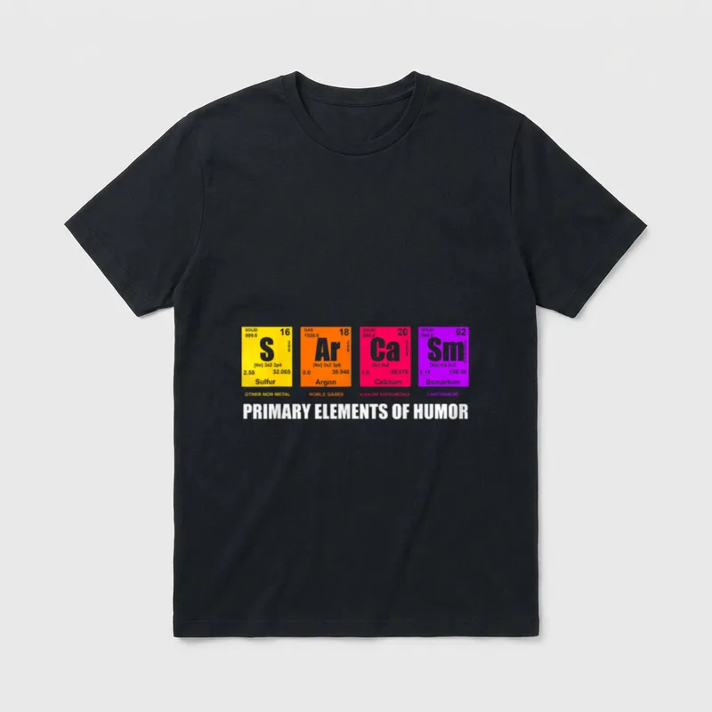 Wissenschaft Chemie Witz Sarkasmus T-Shirt – Klassisches T-Shirt in Schwarz
