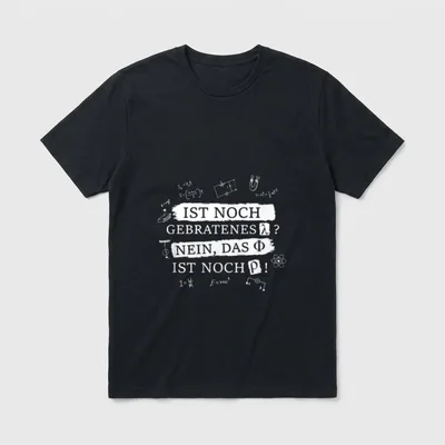 Lustiger Spruch Mathematik Physik T-Shirt – Klassisches T-Shirt in Schwarz