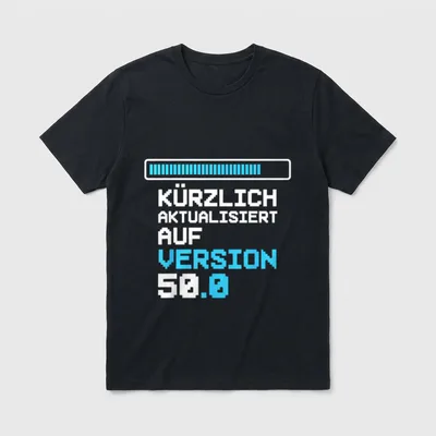 50 Geburtstag Dekoration Informatik T-Shirt – Klassisches T-Shirt in Schwarz