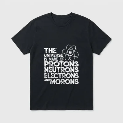 Lustiges Wissenschafts Nerd Astrophysik T-Shirt – Klassisches T-Shirt in Schwarz