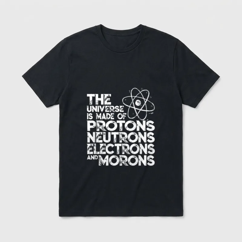 Lustiges Wissenschafts Nerd Astrophysik T-Shirt – Klassisches T-Shirt in Schwarz