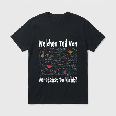 Welcher Teil von Verstandst T-Shirt – Klassisches T-Shirt in Schwarz