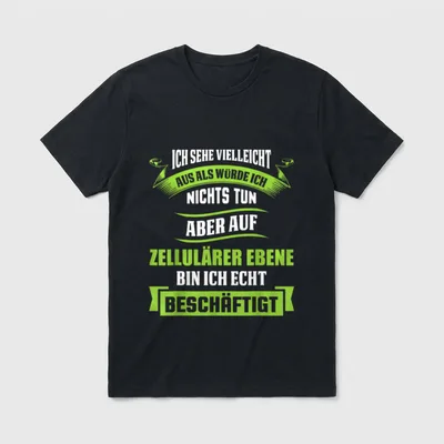 Biologie Biologe Lehrer Wissenschaft T-Shirt – Klassisches T-Shirt in Schwarz