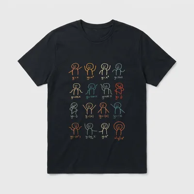 Lustige Algebra Tanzfunktion Mathematiklehrer T-Shirt – Klassisches T-Shirt in Schwarz