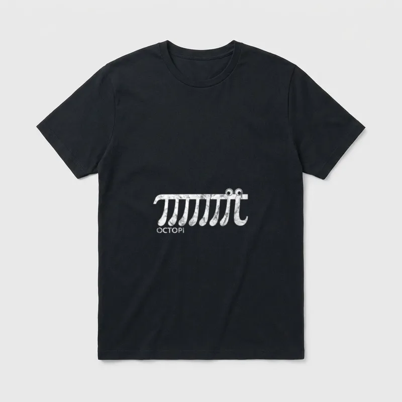 Lustige Sprüche Octopi Mathematik 3,14 T-Shirt – Klassisches T-Shirt in Schwarz