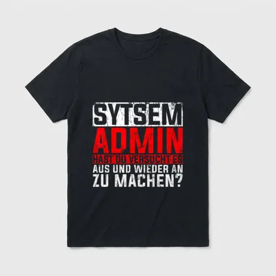 Informatiker IT Nerd Coder T-Shirt – Klassisches T-Shirt in Schwarz