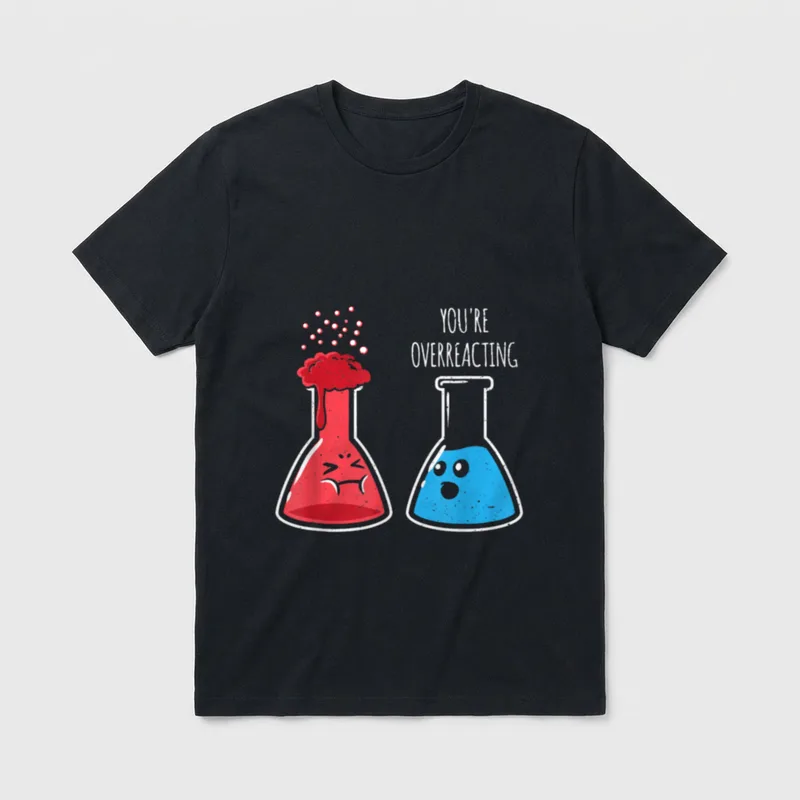 Lustiger Chemie Wissenschafts Nerd T-Shirt – Klassisches T-Shirt in Schwarz