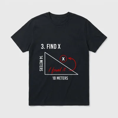 Mathe Lustig Spruch Lehrer T-Shirt – Klassisches T-Shirt in Schwarz