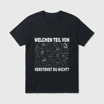 Welchen Teil Von Verstehst IT & Nerds T-Shirt – Klassisches T-Shirt in Schwarz