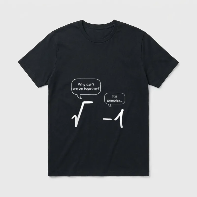 Beziehung zwischen Wurzel IT & Nerds T-Shirt – Klassisches T-Shirt in Schwarz