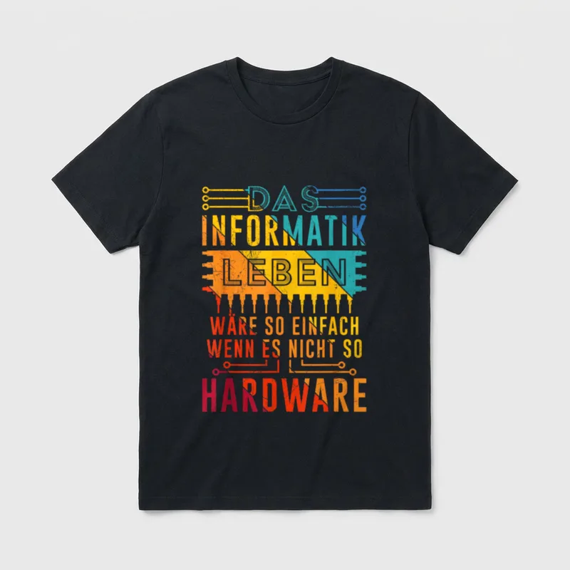 Informatik Programmierer Spaß Spruch T-Shirt – Klassisches T-Shirt in Schwarz