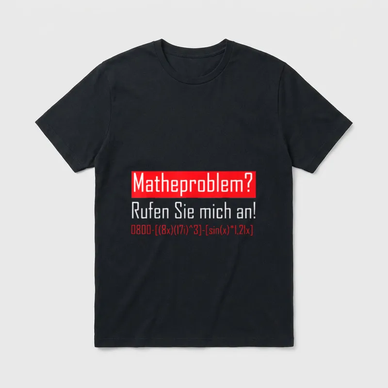 Mathematiker Humor Mathelehrer Mathe-Student T-Shirt – Klassisches T-Shirt in Schwarz
