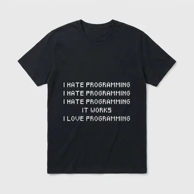 Programmierer Informatiker Lustiges Ich T-Shirt – Klassisches T-Shirt in Schwarz
