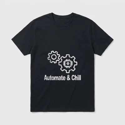 Automation Chill Lustiger Devops T-Shirt – Klassisches T-Shirt in Schwarz