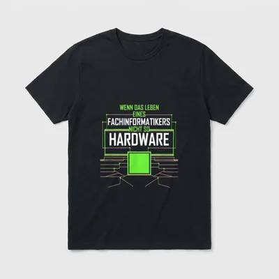 Fachinformatiker Lustig Informatiker Programmierer T-Shirt – Klassisches T-Shirt in Schwarz