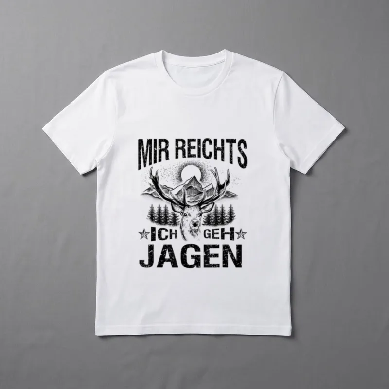 Mir Reichts. Ich Geh Jagen T-Shirt – Klassisches T-Shirt in Schwarz