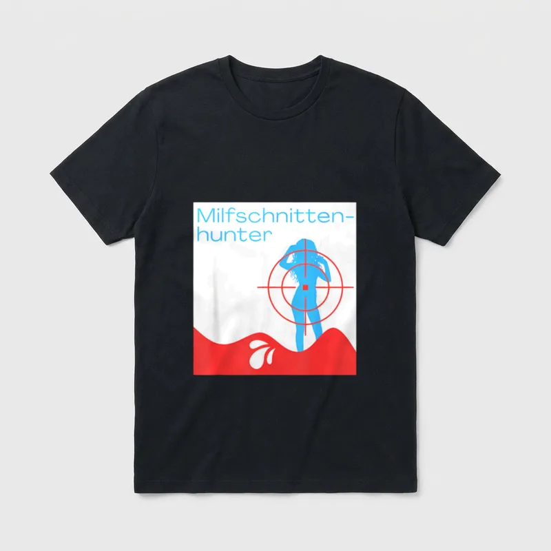 Milf schneidet jäger lustig T-Shirt – Klassisches T-Shirt in Schwarz
