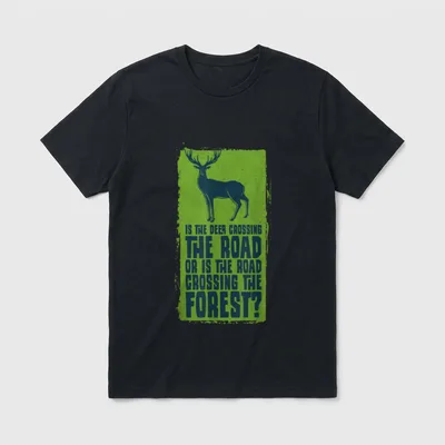 Naturschutz Spruch Wildlife Protector T-Shirt – Klassisches T-Shirt in Schwarz