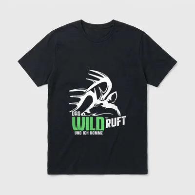 Jäger lustiger Jagd Spruch T-Shirt – Klassisches T-Shirt in Schwarz
