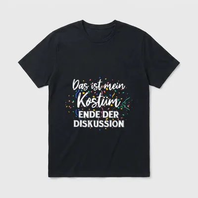Dies ist Mein Kostüm T-Shirt – Klassisches T-Shirt in Schwarz