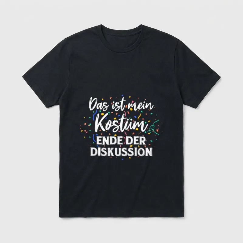 Dies ist Mein Kostüm T-Shirt – Klassisches T-Shirt in Schwarz