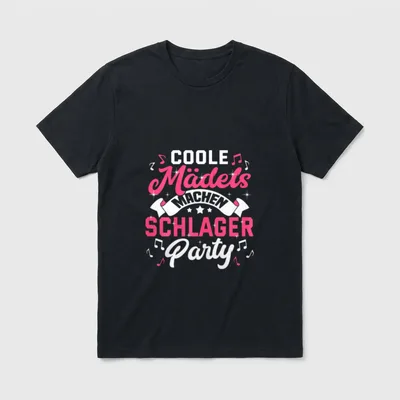 Lustig Frauen Musik Coole T-Shirt – Klassisches T-Shirt in Schwarz