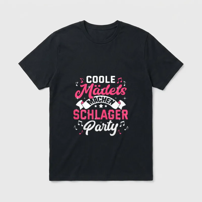 Lustig Frauen Musik Coole T-Shirt – Klassisches T-Shirt in Schwarz