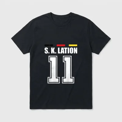 Lustige Namen Deutschland Trikot JGA & Party T-Shirt – Klassisches T-Shirt in Schwarz