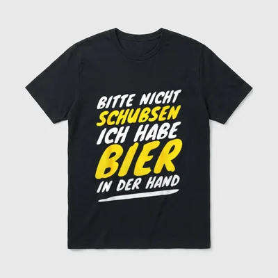 Bier Spruch Lustig Mallorca T-Shirt – Klassisches T-Shirt in Schwarz