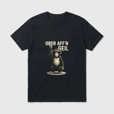 Affe Party Malle Männer T-Shirt – Klassisches T-Shirt in Schwarz