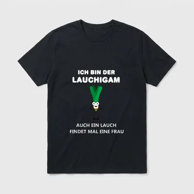 Lustiges Bräutigam JGA Lauch T-Shirt – Klassisches T-Shirt in Schwarz