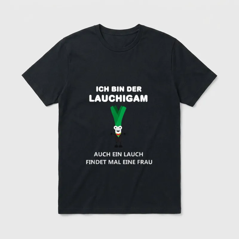 Lustiges Bräutigam JGA Lauch T-Shirt – Klassisches T-Shirt in Schwarz