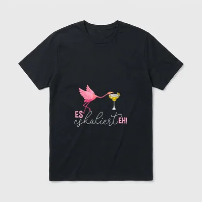 Es Eskaliert Eh Mädelsabend T-Shirt – Klassisches T-Shirt in Schwarz