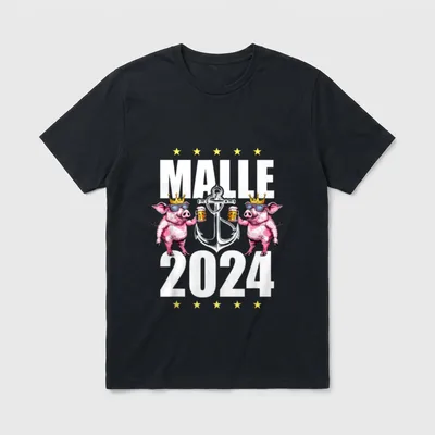 Malle 2024 Lustig Mallorca T-Shirt – Klassisches T-Shirt in Schwarz