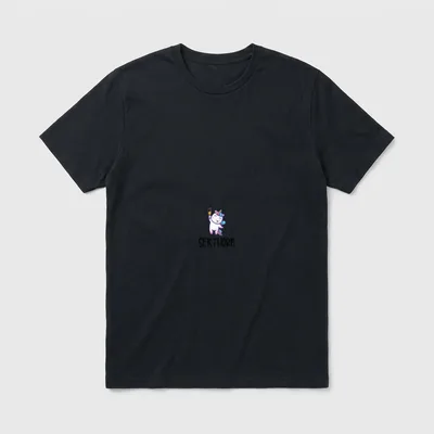 Sekt Einhorn Sekthorn Sektchen T-Shirt – Klassisches T-Shirt in Schwarz