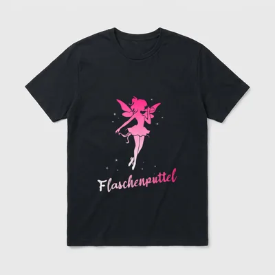 Lustige Party-Fee Flaschenputtel Party T-Shirt – Klassisches T-Shirt in Schwarz