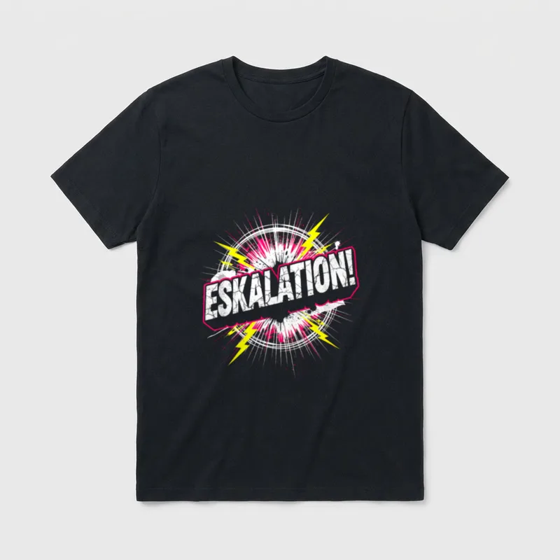 Eskalation Feiern Party Festival T-Shirt – Klassisches T-Shirt in Schwarz