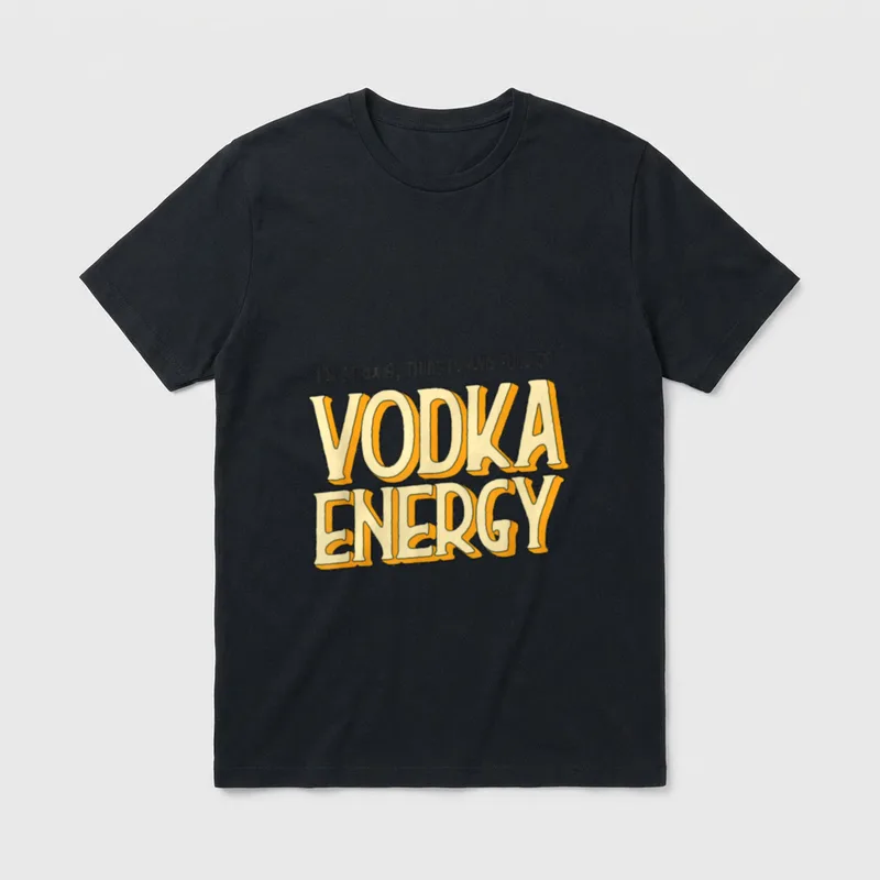 Lustiges I'm Strong Thirsty T-Shirt – Klassisches T-Shirt in Schwarz