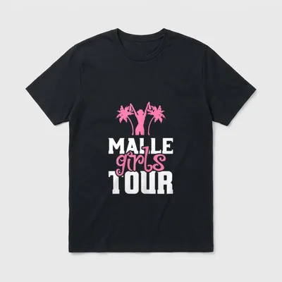 Malle Girls Tour Mallorca T-Shirt – Klassisches T-Shirt in Schwarz