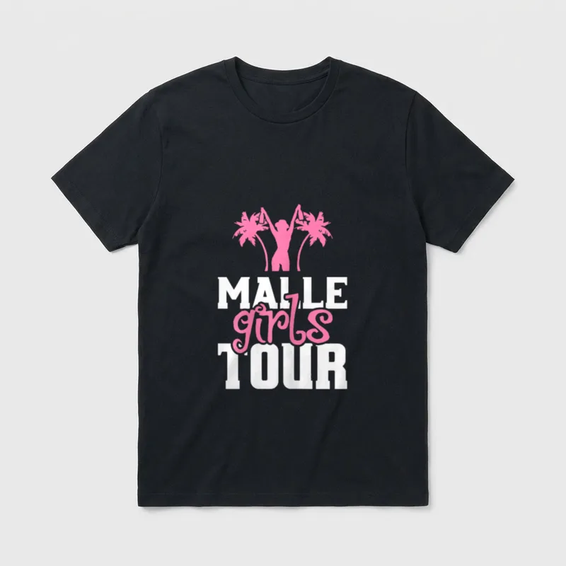 Malle Girls Tour Mallorca T-Shirt – Klassisches T-Shirt in Schwarz