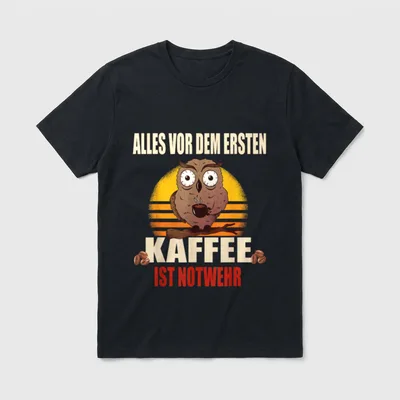 Alles Vor Dem Ersten T-Shirt – Klassisches T-Shirt in Schwarz